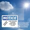 Signmission Fire Escape Ladder Keep Area Clear Sign, Vinyl Decal, 10in W x 7in L, 2PK OS-2PACK-NS-D-710-L-12582 - alternate 3